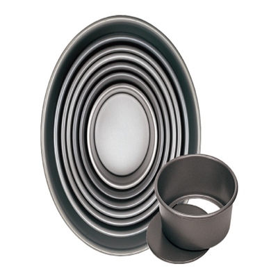 Rk Bakeware China-Bulat persegi panjang Removable Anodized Aluminium Cake Mold Cake Pan Cake Tin