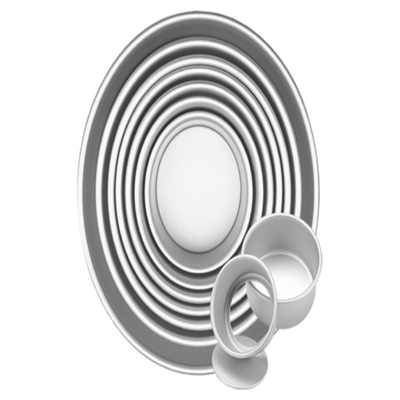 Rk Bakeware China-Bulat persegi panjang Removable Anodized Aluminium Cake Mold Cake Pan Cake Tin