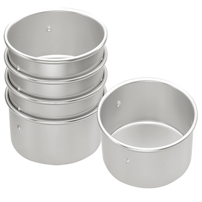 Rk Bakeware China-Bulat persegi panjang Removable Anodized Aluminium Cake Mold Cake Pan Cake Tin