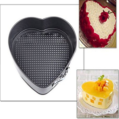 RK Bakeware China Foodservice NSF Aluminium Heart Shape Cake Pan Cheesecake Pancake Cake Mold