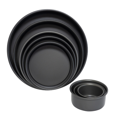 Rk Bakeware Produsen Cina-41225 12&quot; X 2&quot; Loyang Kue Bulat Baja Aluminis Mengkilap