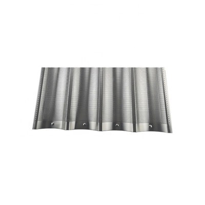 26 * 18 inci aluminium anti lengket baguette pan baguette baking tray bandejas para baguette aluminium panci roti Perancis