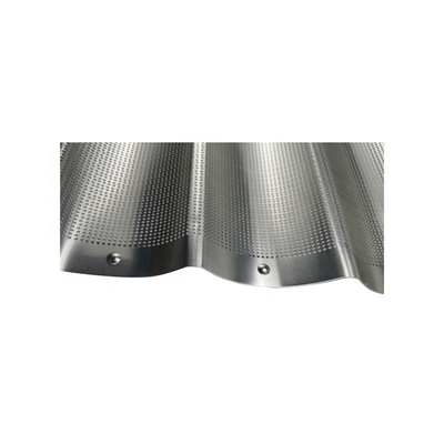 26 * 18 inci aluminium anti lengket baguette pan baguette baking tray bandejas para baguette aluminium panci roti Perancis