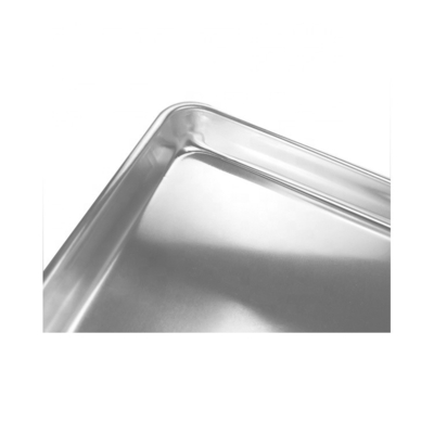 bakingware 26'*18'*1'' 1.2mm persegi panjang panci baking sheet panci baking aluminium tugas berat panci baking aluminium hamburger panci baking