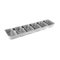 6 slot kotak roti panggang anti lengket Aluminium baja roti panggang panci baking nampan kotak roti panggang bread molding bread baking