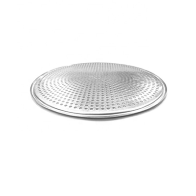 17 inci perforated bulat aluminium pizza pan ditusuk pizza nampan baking tray untuk toko roti atau restoran atau bar