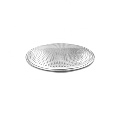 14 inci perforated bulat aluminium pizza pan baking tray ditusuk pizza tray untuk toko roti atau bar atau restoran