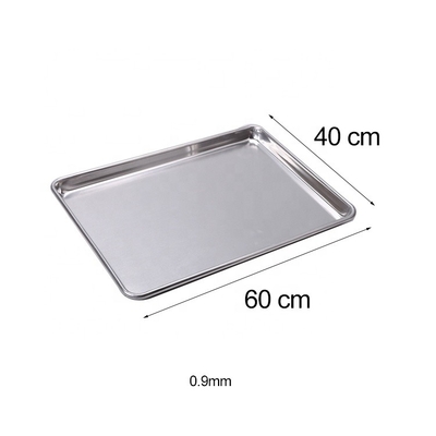 40x60cm Baking Tray Metal Baking Sheet Wire-In-The-Rim Sheet Pan Aluminium Trays Bakery Pan 1mm