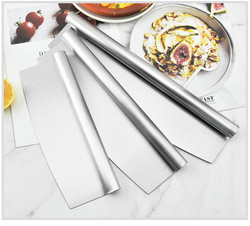 14 Inci Premium Pizza Cutter Baja tahan karat 430 Pizza Rocker Cutter
