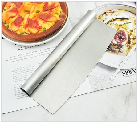 Alat Pizza 8 Inch Ss 430 Pie Cutter Premium Stainless Steel Pizza Cutter