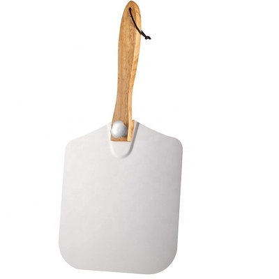 12&quot;*14&quot;*25'' Bandejas De Pasapalos De Piedra Aluminium Metal Pizza Peel Lipat Genggam Kayu Pizza Scoop Lipat