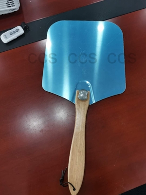 12&quot;X14&quot;X25' Alat Pizza Menghidupkan Kulit Pizza Aluminium Kulit Pizza Dengan Pegangan Oak Lipat