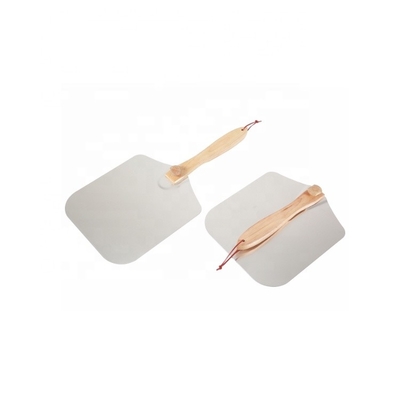12&quot;X14&quot;X25' Pizza Tools Aluminium Lipat Pizza Peel Lipat Pizza Peel Dengan Genggam Oak