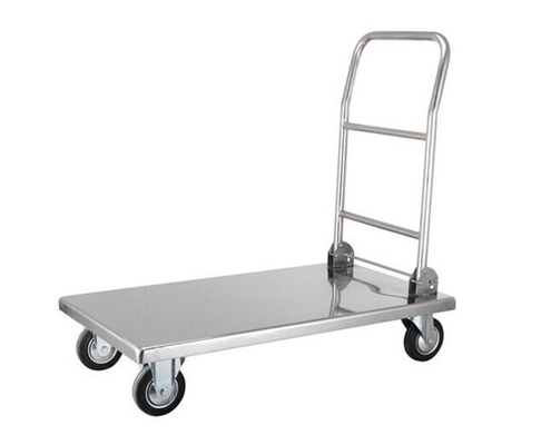 RK Bakeware China Foodservice NSF Platform Pengangkutan Kargo Lipat Bakery Rack Warehouse Trolley Cart