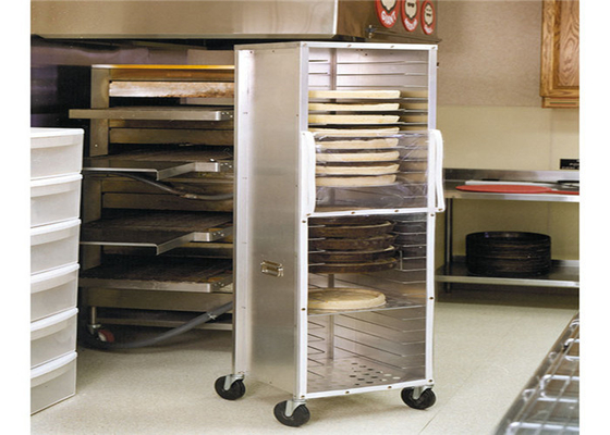 RK Bakeware China 15 Tray Aluminium Automotive Rolling Pizza Rack Untuk Pizzerias Dan Restoran