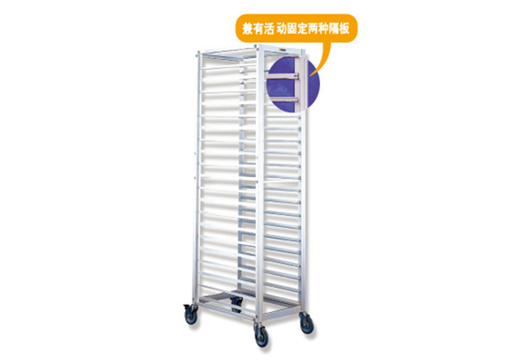 RK Bakeware China 15 Tray Stainless Steel Baking Tray Trolley Oven Roti Rak Roti Baking