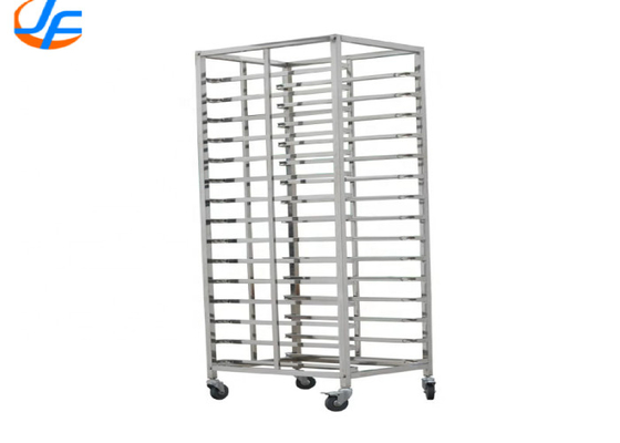 RK Bakeware China 15 Tray Stainless Steel Baking Tray Trolley Buffet Service Tray Rak Trolley Makanan