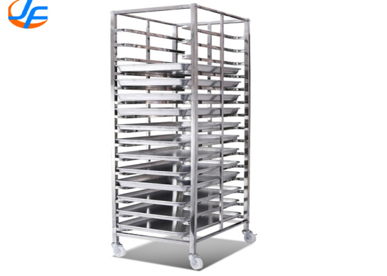 RK Bakeware China Foodservice NSF Custom Double Oven Rack Baking Trolley Trolley Oven Tugas Berat