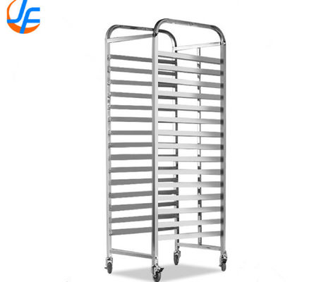 RK Bakeware China 32 Tray Baking Tray Trolley / Gastronorm Food Trolley Rack pembuatan keju