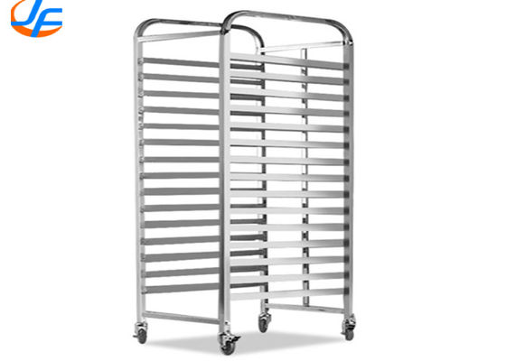 RK Bakeware China 32 Tray Baking Tray Trolley / Gastronorm Food Trolley Rack pembuatan keju