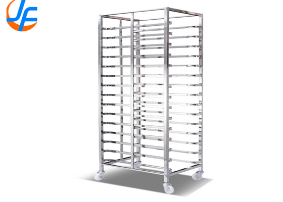 RK Bakeware China Foodservice NSF Custom 800 600 Revent Oven Rack Stainess Steel Baking Rack Trolley Roti Trolley Makanan