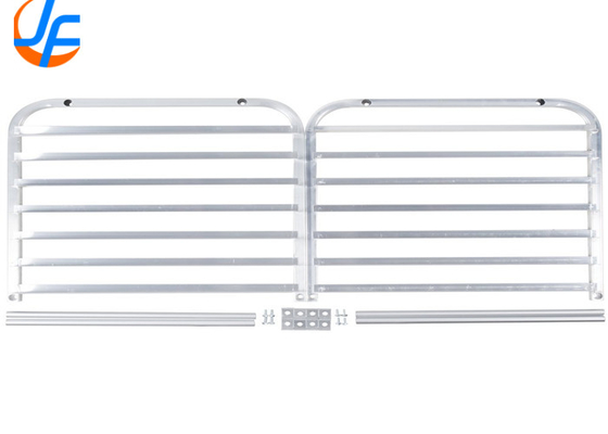 RK Bakeware China Aluminium Bakery Baking Tray Trolley Standar Tinggi Terjatuh Baking Tray Rack