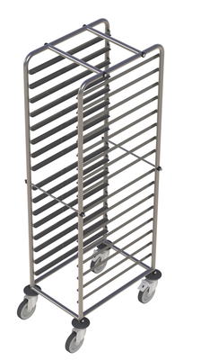 RK Bakeware China Foodservice NSF Custom Rustless Steel Oven Baking Tray Trolley Double Oven Rack