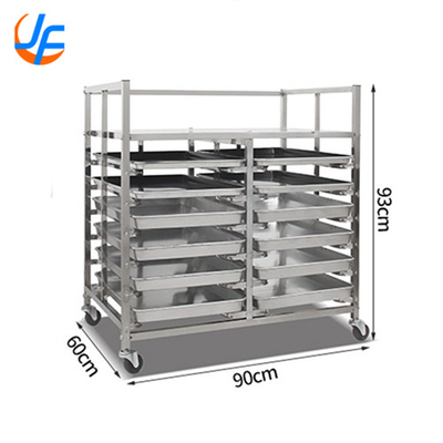 RK Bakeware China-Nesting Commercial Stainless Steel Trolley Rack / Customized Baking Rack Untuk Industri Bakery