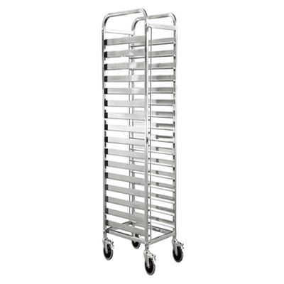 RK Bakeware China Foodservice NSF Custom Transport Bakery Roti Pendinginan Trolley Oven Tray Rak Trolley
