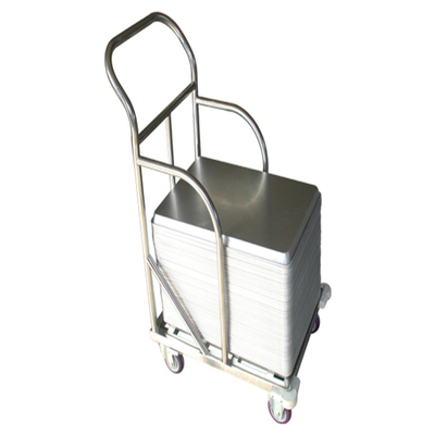 Grosir OEM Piring Pengangkutan Trolley stainless steel