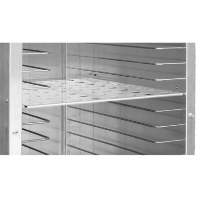 RK Bakeware China Foodservice NSF Aluminium Rolling Pizza Rack Untuk Pizzerias dan Restoran