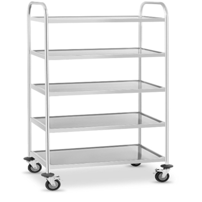 Hotel Restoran Baja tahan karat Gn Pan Bakery Tray Rack Trolley