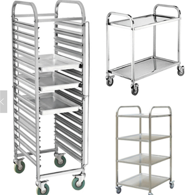 RK Bakeware China Foodservice NSF Restoran Gn1/1 Bakery Food Trolley/Mobile Stainless Steel Trolley