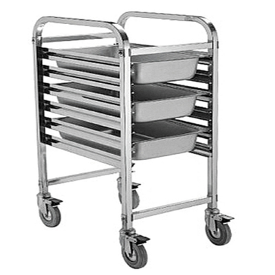 RK Bakeware China Foodservice NSF Restoran Gn1/1 Bakery Food Trolley/Mobile Stainless Steel Trolley