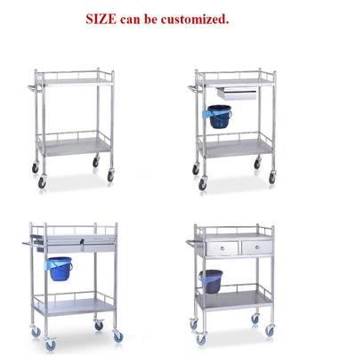 RK Bakeware China Foodservice NSF Stainless Steel Hospital Medical Trolley dengan laci