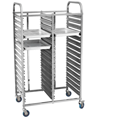 RK Bakeware China Foodservice NSF Standar Tinggi Baja Tidak Berlemak Tangki Baking Trolley Oven Rack