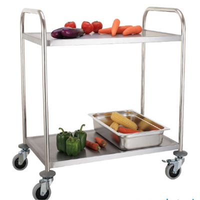 RK Bakeware China Foodservice NSF Trolley Baja Ringan dengan Roda Trolley Pakaian Mudah Penanganan