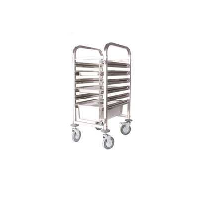 RK Bakeware China Foodservice NSF Bakery Cooling Rack Baking Tray Trolley Oven Rack Dengan 15 Tray