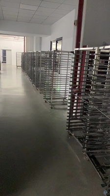 Rk Bakeware China-stainless steel Roll dalam 800X600 Baking Rack untuk Revent Rack Oven