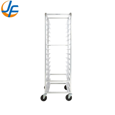 RK Bakeware China Layanan Makanan NSF Roll Dalam Rak Roti Troli Baki Flatpack Stainless Steel