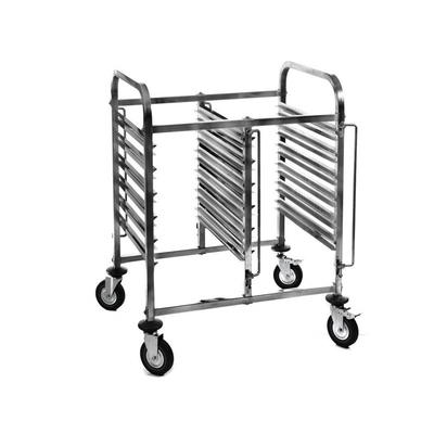 RK Bakeware China Produsen untuk Transportasi Baja tahan karat Gastronorm Rack Trolley Kecil