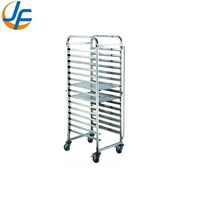 Rk Bakeware China-Z Frame 20 Pan End Load Stainless Steel Nesting Trolley Bun Sheet Pan Rack - dirakit