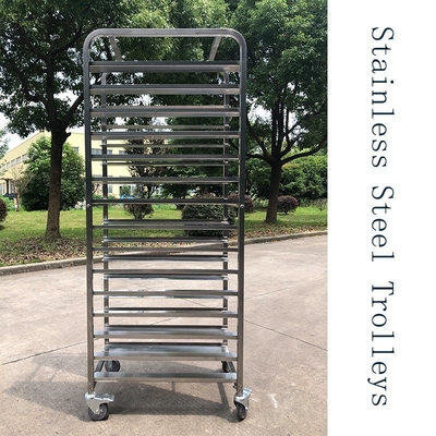 Rk Bakeware China-Stainless Steel Flatpack Rack Trolleys Dirancang untuk 16 Inch &amp; 18 Inch Tray